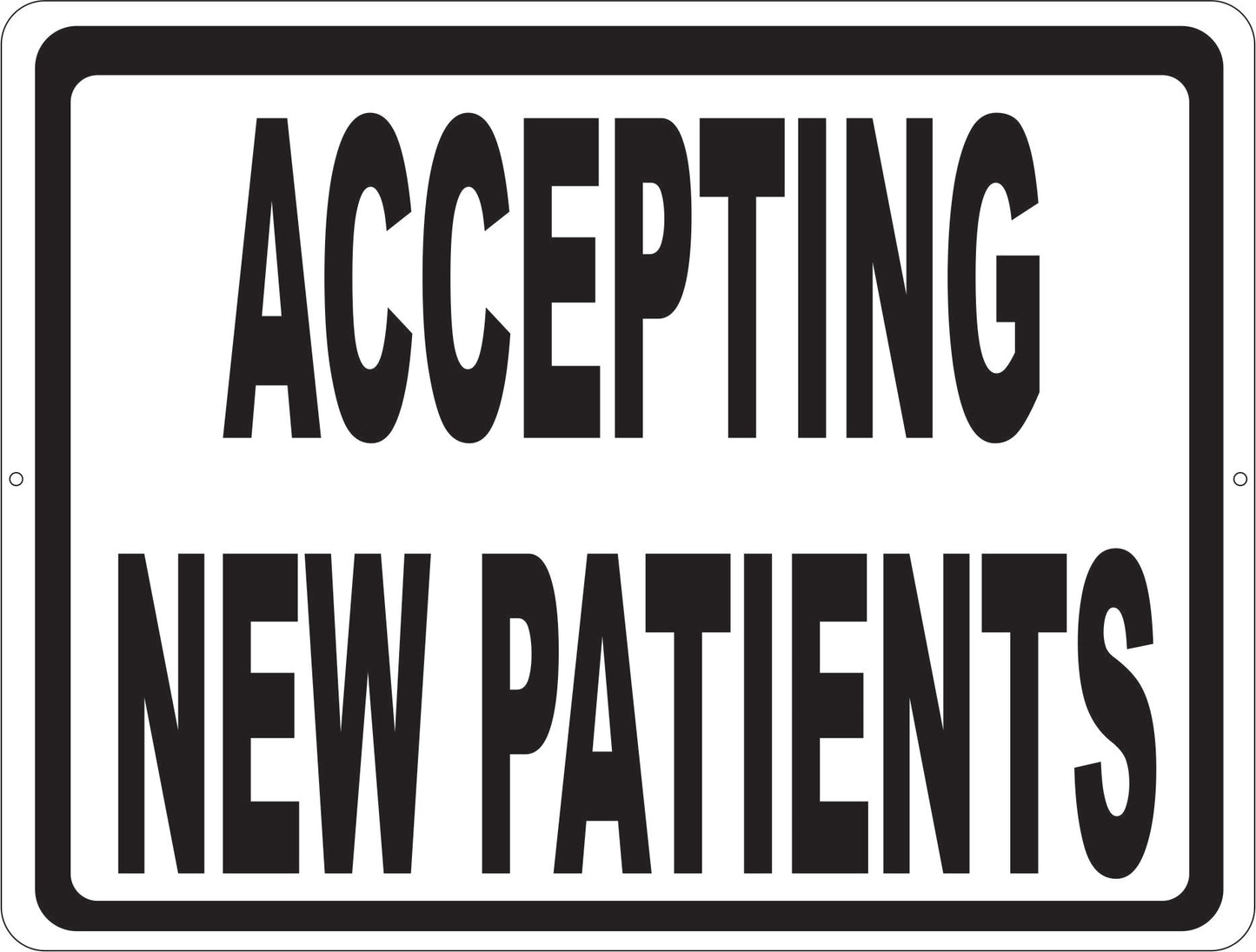 Accepting New Patients Decal