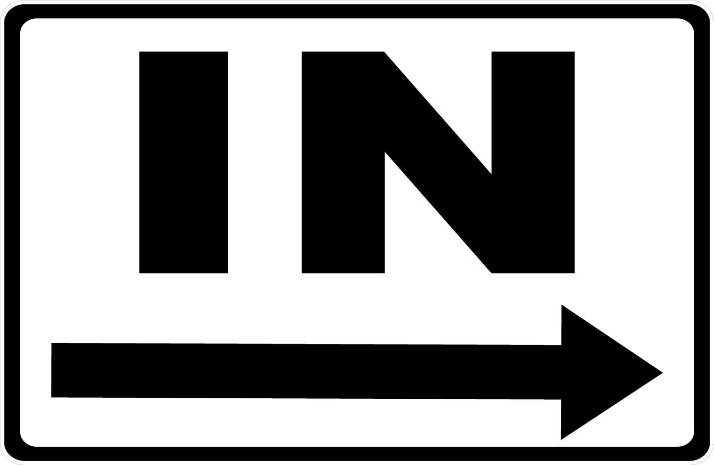 In Sign With Optional Directional Arrow