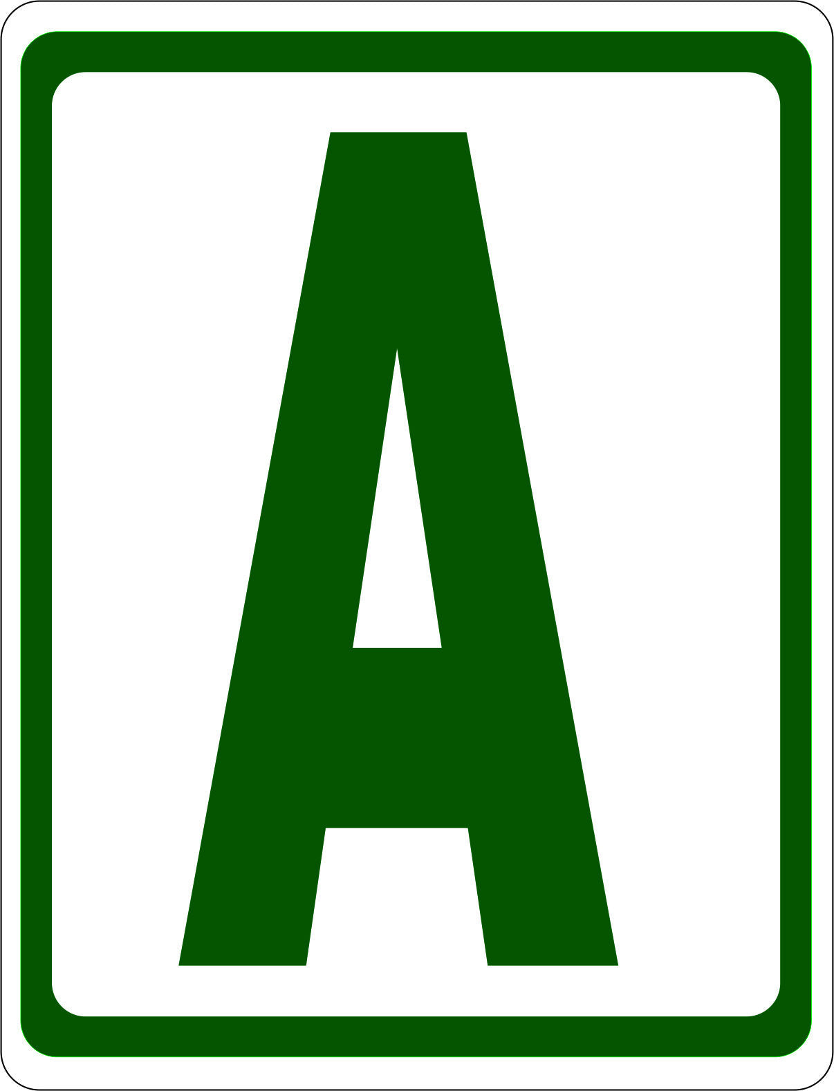 Warehousing Numbers Sign