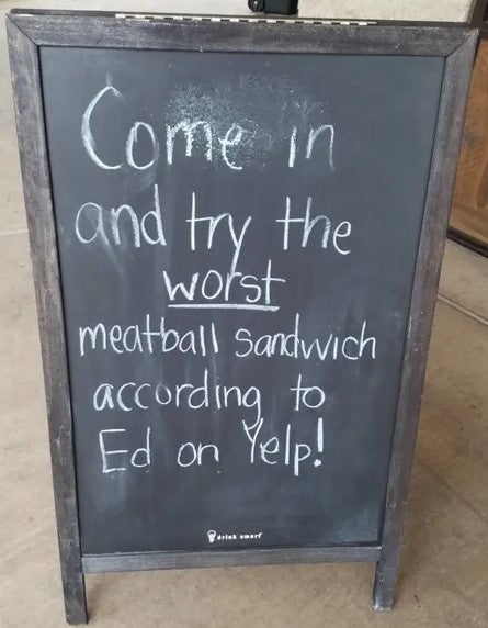 Funny Sign of The Week by Sala Graphics