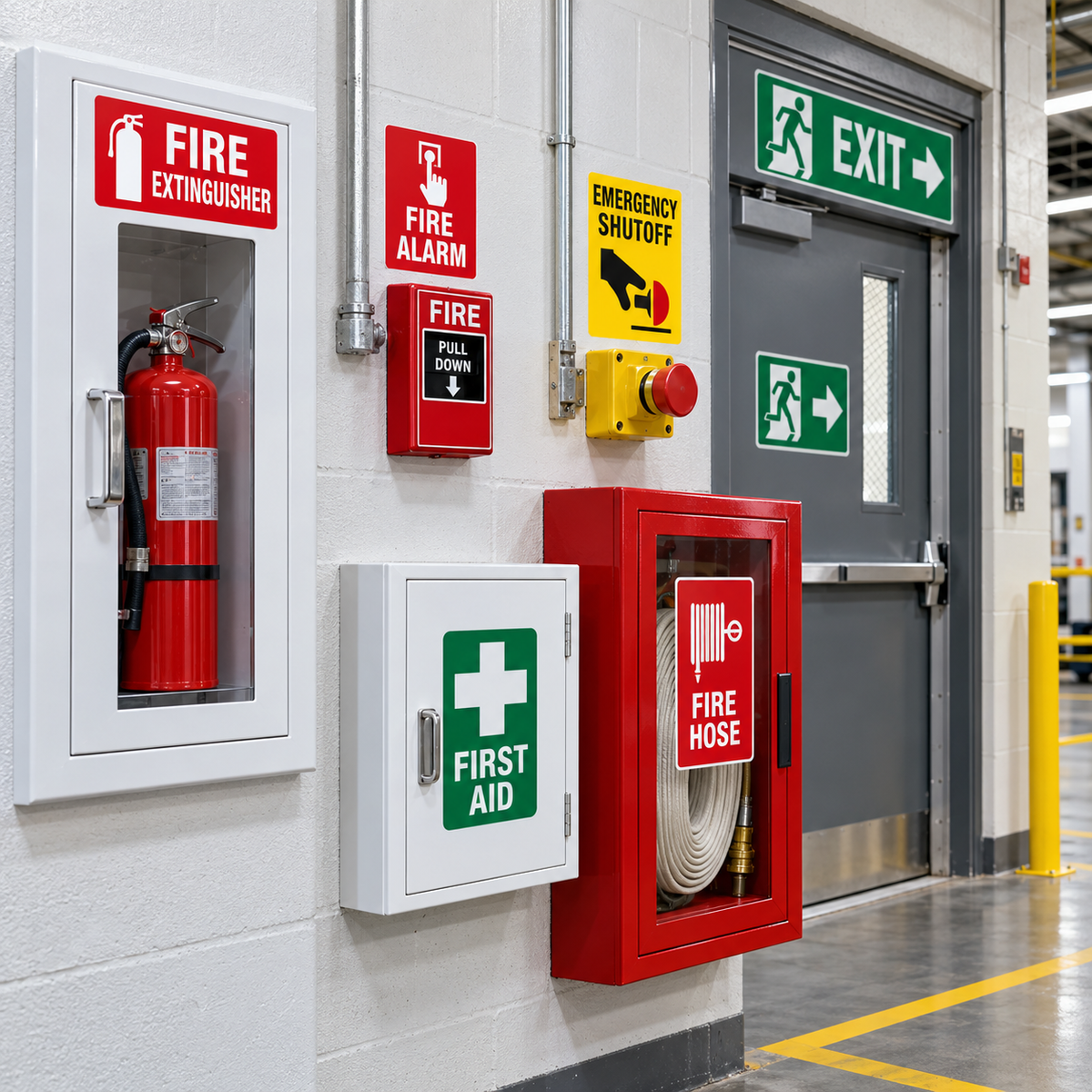 Emergency & Fire Safety Decals