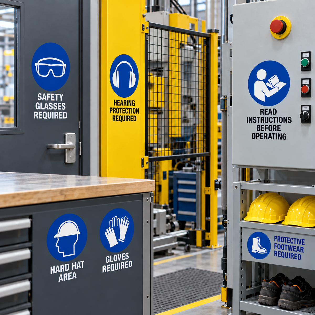 PPE & Safety Instruction Decals