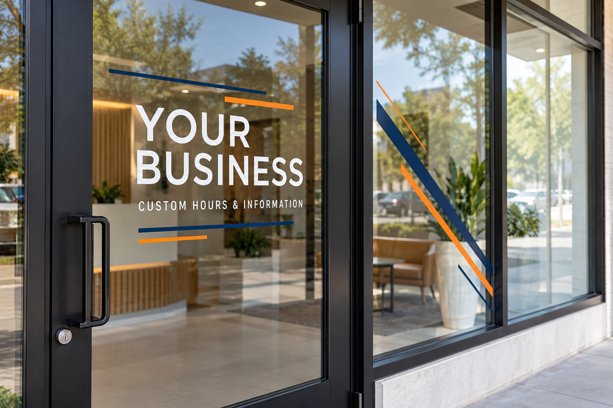 Custom Window & Door Decals