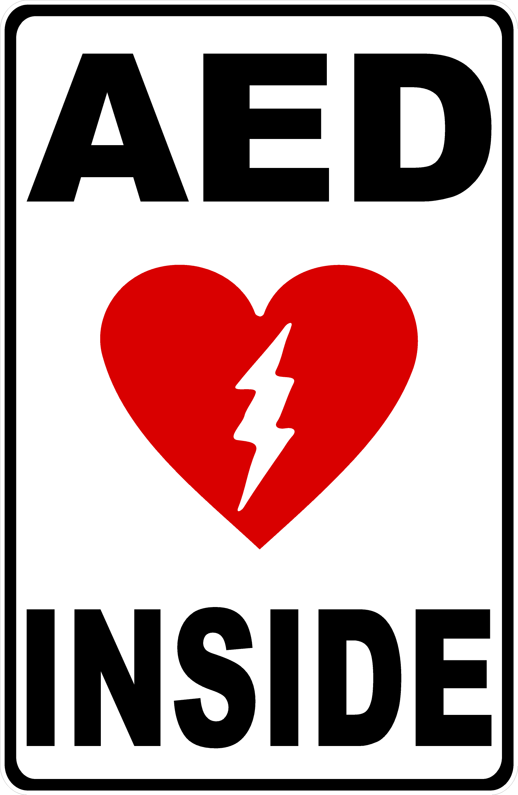AED Inside Sign