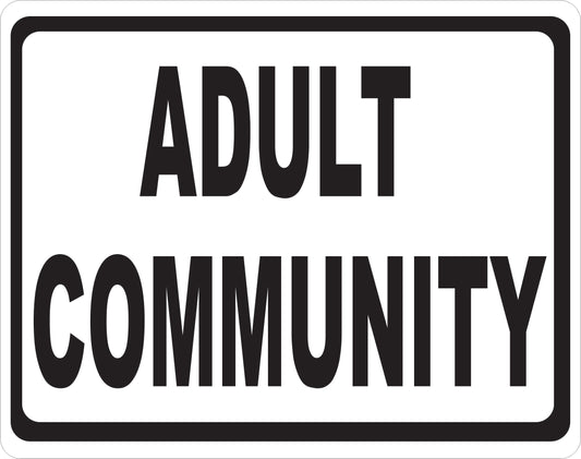 Adult Community Decal