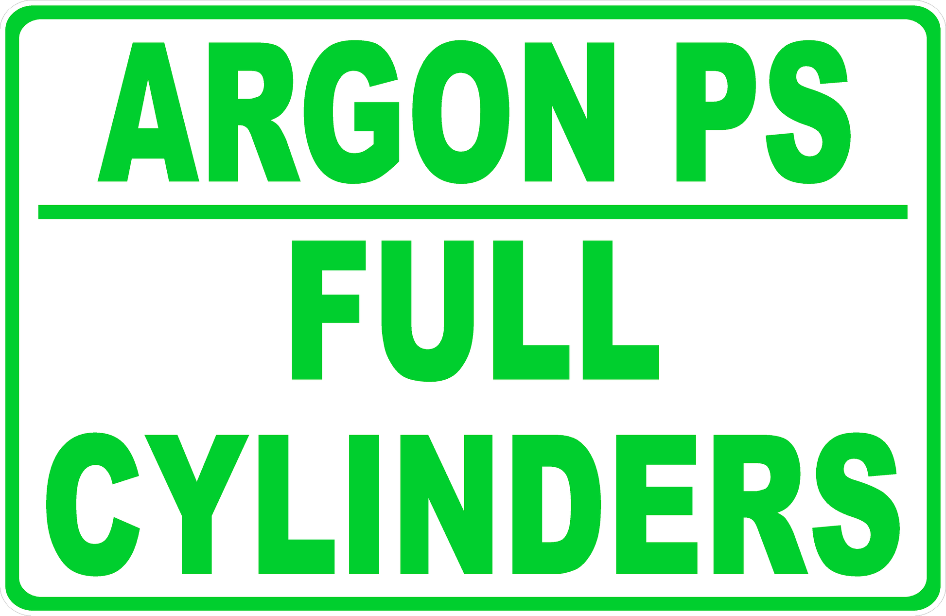 Argon PS Full Cylinders Decal
