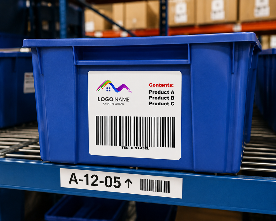 Bin & Tote Labels
