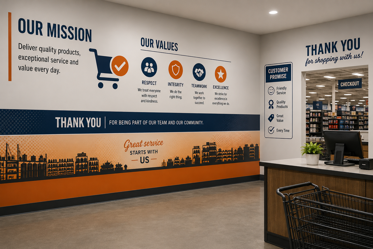 Branded Interior Graphics