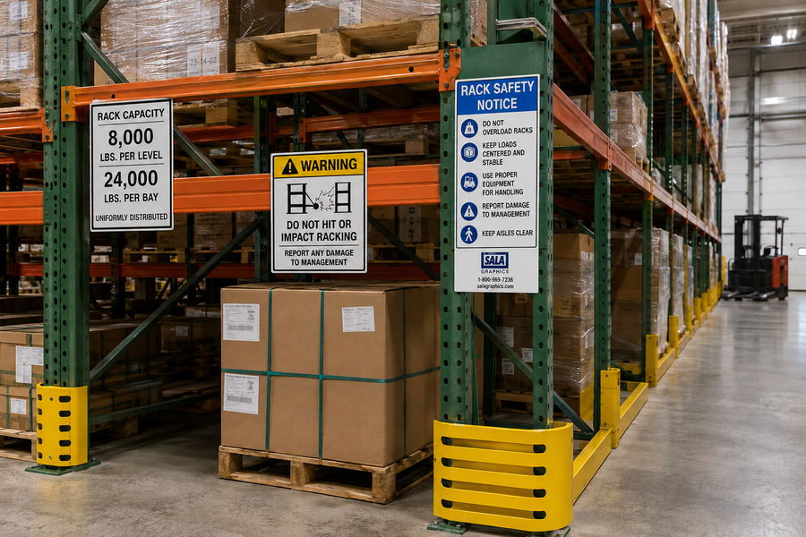Custom Rack Safety Signs