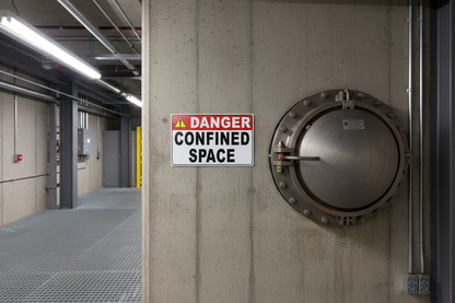 Danger Confined Space Decal