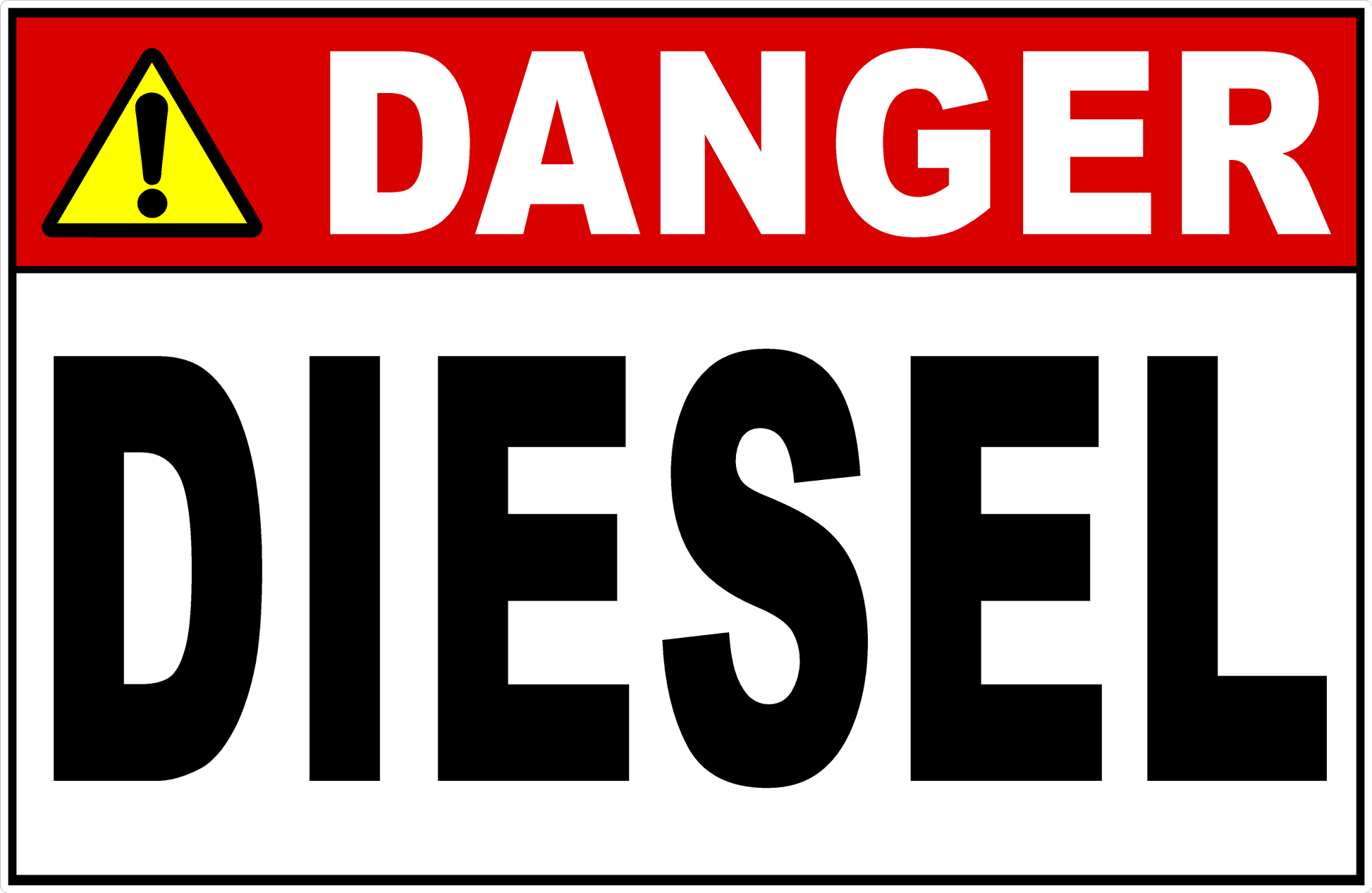 Danger Diesel Decal