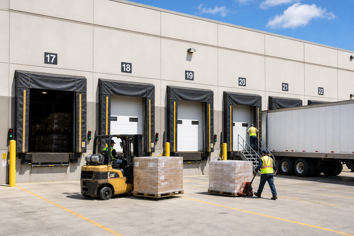 Warehouse Dock Door Number Signs