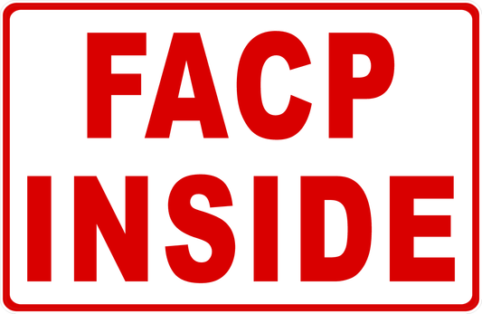 FACP Inside Sign