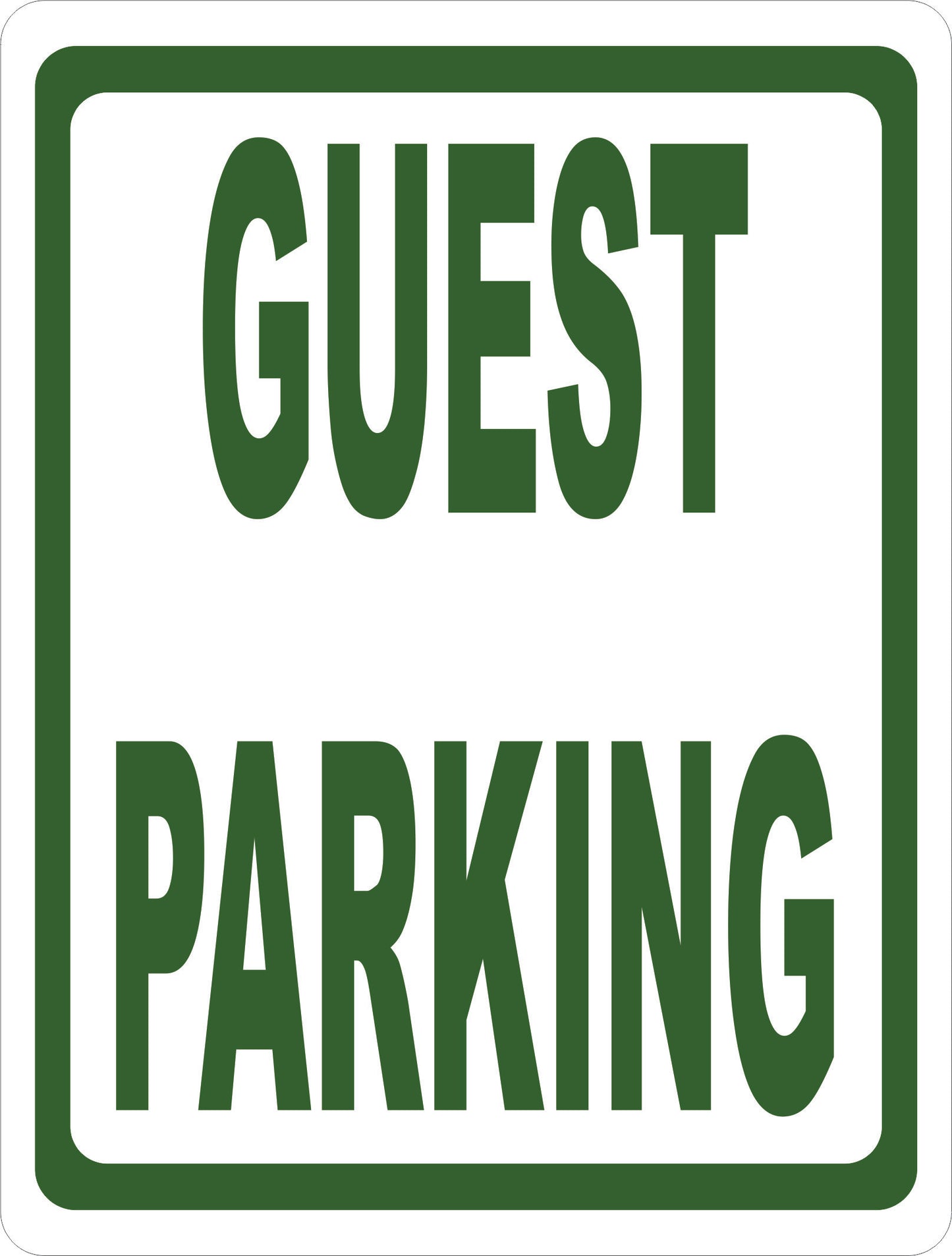 Guest Parking Sign