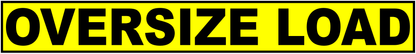 Caution Oversize Load Decal