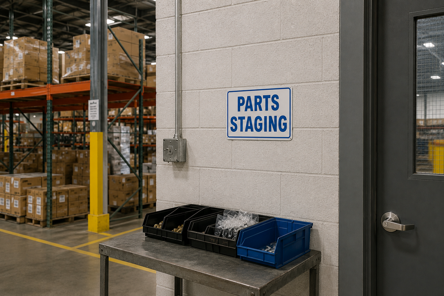 Warehouse Operational Signs