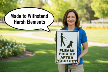 Please Pick Up After Your Pet Sign Sala Graphics