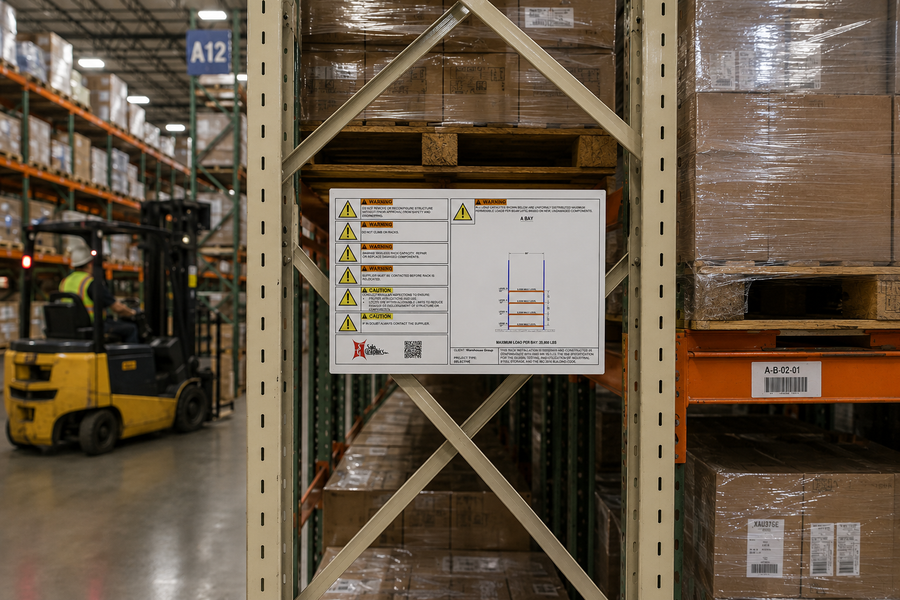 Rack Capacity Signs