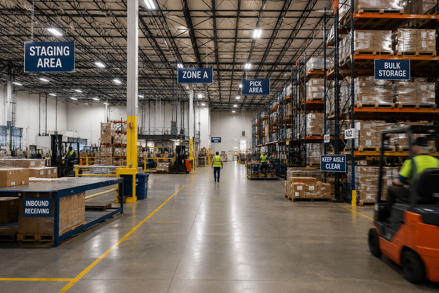 Warehouse Location Labels