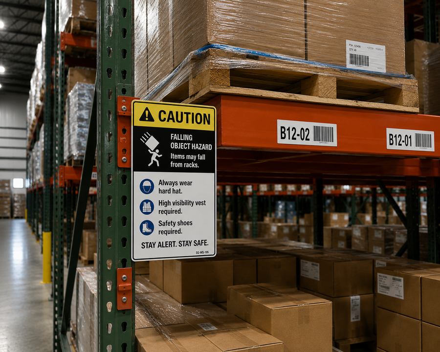 Rack Safety Signs