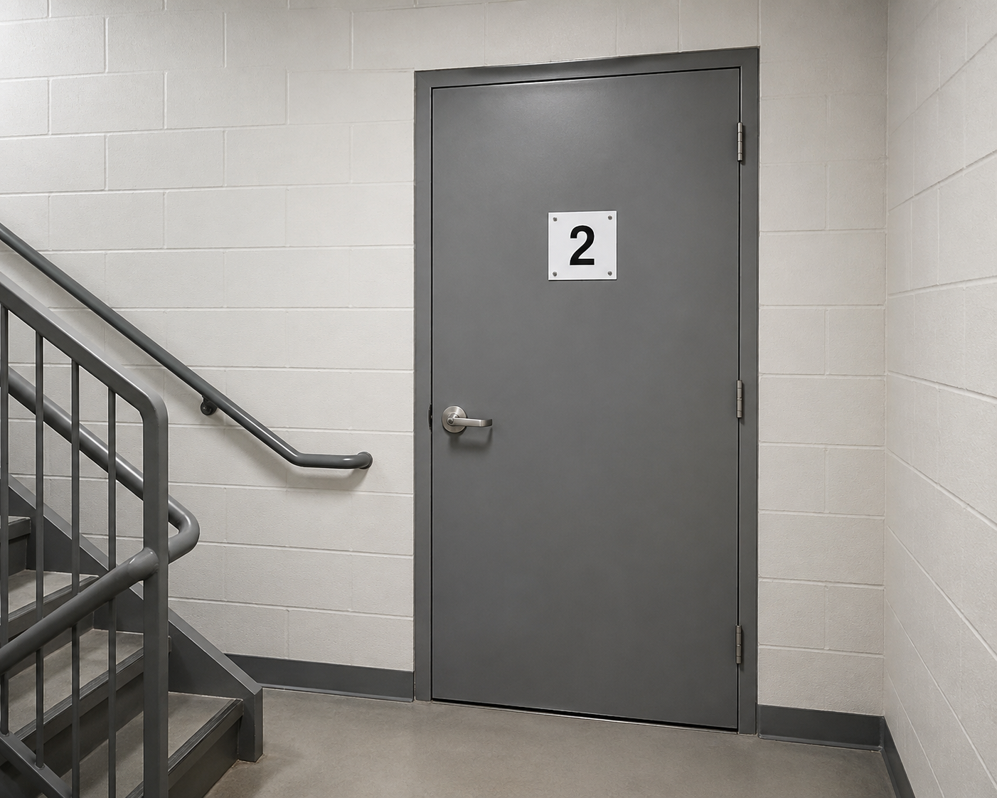 Building directory and wayfinding signs in a commercial facility