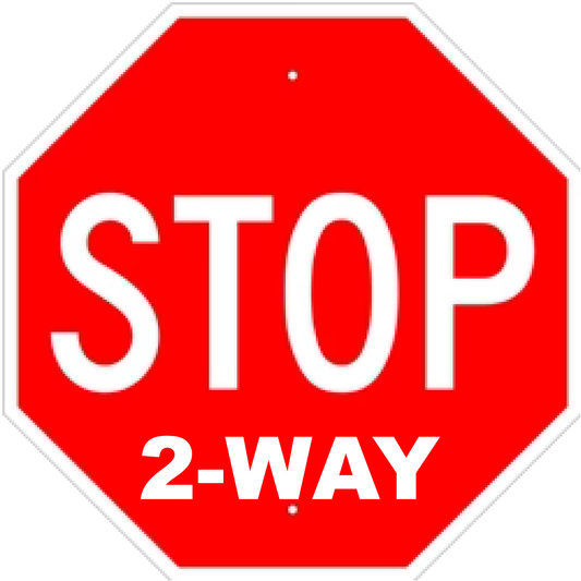 Stop Sign Two-Way