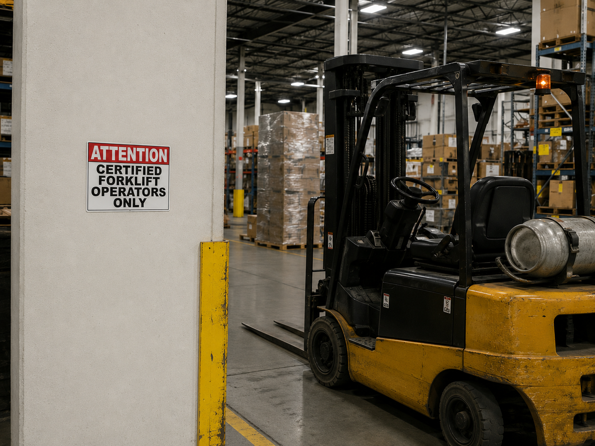 Warehouse Safety Signs