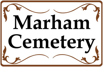 Custom Designed Cemetery Sign