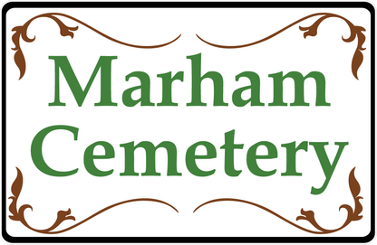 Custom Designed Cemetery Sign