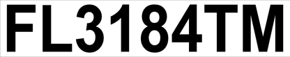 US DOT Vehicle Numbers Decal Customizable