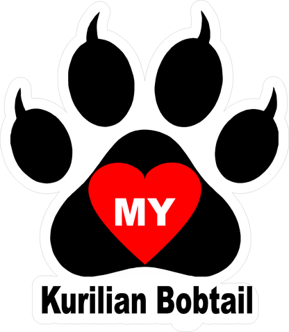 I Love My Cat (Choice of Breed) Decal