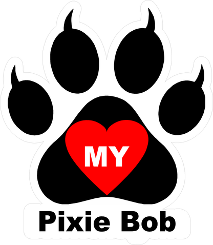 I Love My Cat (Choice of Breed) Decal