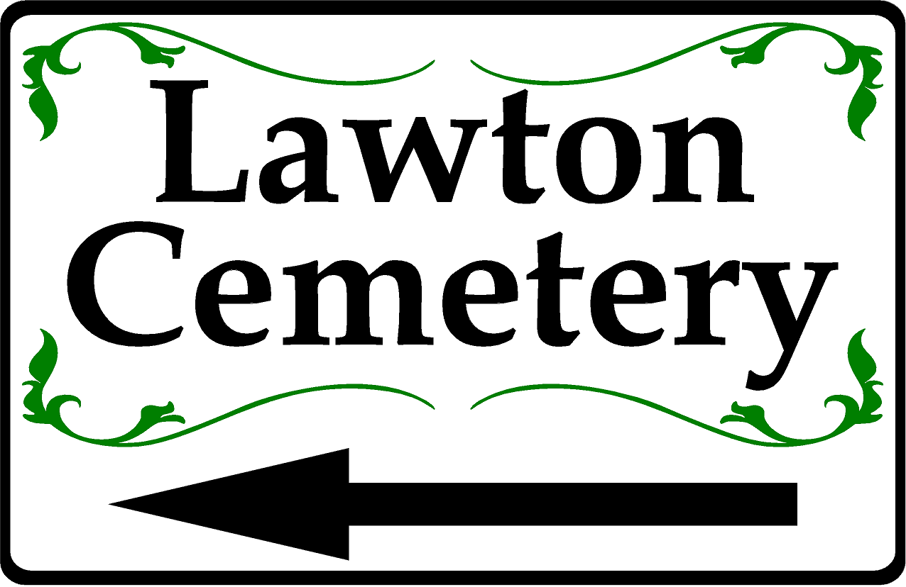 Custom Designed Cemetery Sign