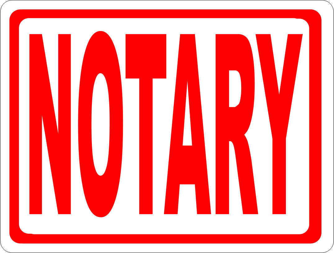 Notary Sign